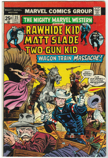 Mighty Marvel Western #35 FN/VF Front Cover