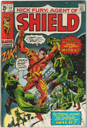 Nick Fury #17 VG Front Cover