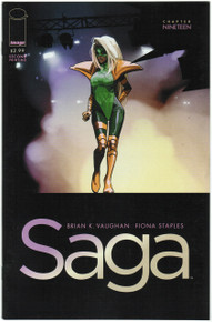 Saga #19 2nd Print NM Front Cover