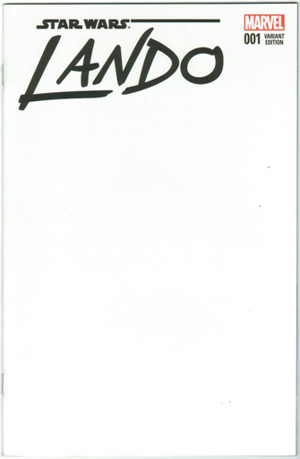 Lando #1 NM Blank Varaint Front Cover