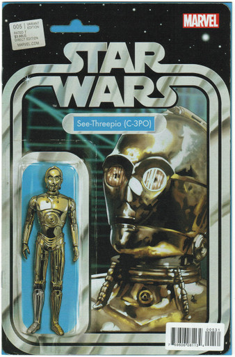 Star Wars #5 Action Figure Variant NM Front Cover