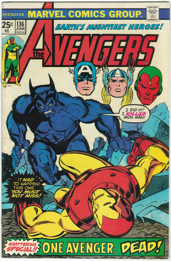 Avengers #136 FN Front Cover