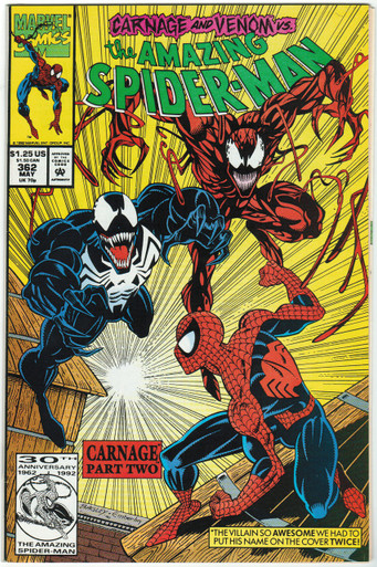 Amazing Spider Man #363 VF/NM Front Cover