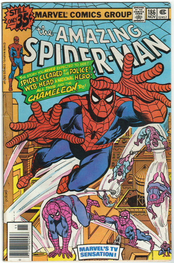 Amazing Spider Man #186 FN Front Cover