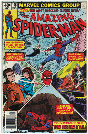 Amazing Spider Man #195 VF Front Cover