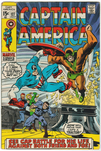 Captain America #127 VG Front Cover