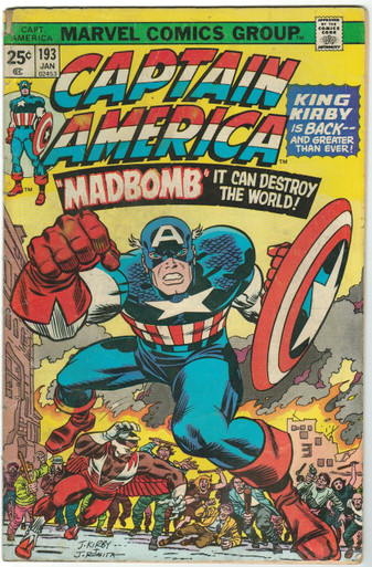 Captain America #193 GD Front Cover