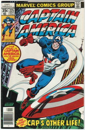Captain America #225 VF+ Front Cover
