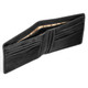 Italian Leather Wallet Tumble & Hide 2020 Black : Open 2