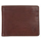 Italian Leather Wallet Tumble & Hide 2020 Brown : Front