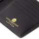 Launer Wallet 10 card pockets RFID blocking 610 black calf blocking