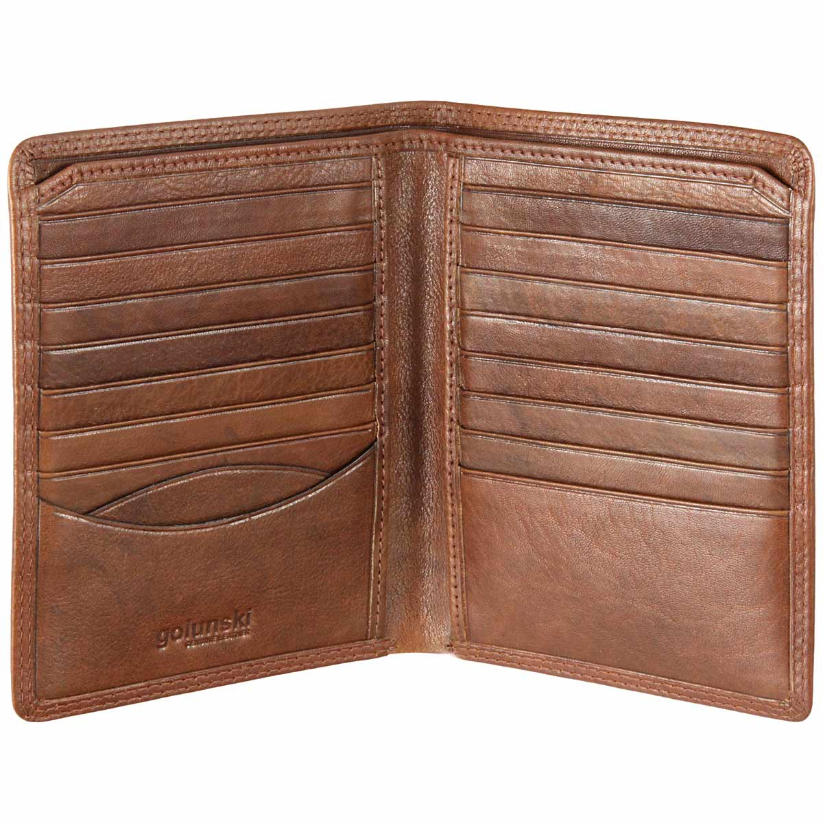 Golunski Oak Slim Soft Leather Men's Wallet 7-711 Tan