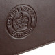 Double Shot Gun & Firearm Certificate Wallet Brown : Logo