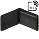 Golunski Black Wallet BM605: Leather Wallet with RFID Protection Symbol