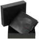 Golunski Men's Leather Wallet 5-554 Black/Red : Box