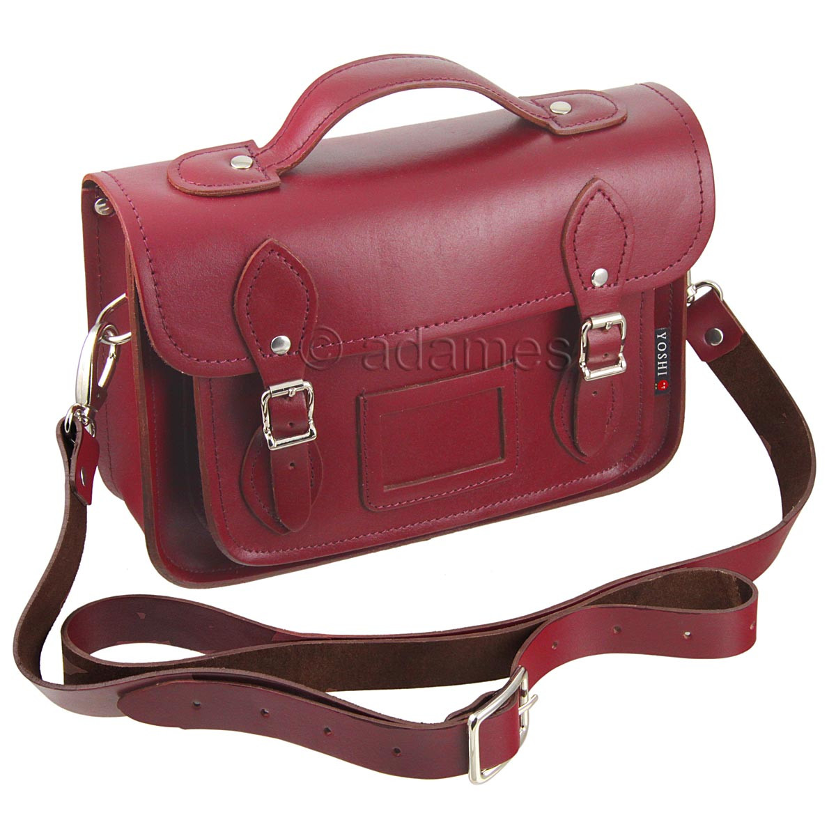 Yoshi Dewhurst Leather Satchel - Red