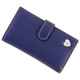 Zip and Tab Large Purse with RFID Protection  by Mala: Tabitha 3178 Navy: Front