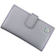 Zip and Tab Large Purse with RFID Protection  by Mala: Tabitha 3178 Grey: Front