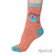 Thought Bamboo Socks SPW483 Flora Flowers Apricot