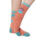 Thought Bamboo Socks SPW483 Flora Flowers Apricot 2