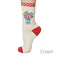 Thought Bamboo Socks SPW483 Flora Flowers Cream