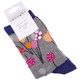 Thought Bamboo Socks SPW485 Nettie Balloons Mid Grey Marle Pair