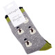Thought Men's Bamboo Socks : SPM341 Snowman - Mid Grey Pair