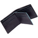 Golinski Card Wallet 5-551 Black/Blue : Open2