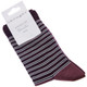 Thought Women's Bamboo Socks SPW494 Isabel : Plum Pair