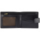 Tumble & Hide Italian Leather Wallet with Tab 2022 - Black : Open