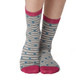 Thought Women's Bamboo Socks SPW482 Hope Spots: Grey Marle 2