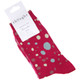 Thought Women's Bamboo Socks SPW671 Lucille: Magenta Pink - One folded pair with label
