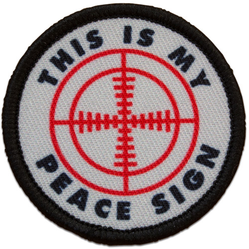 Morale Patch - This Is My Peace Sign