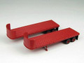 Classic Metal Works #31126 Flat-bed 32' Trailers (2 pk) (HO)
