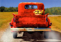 BRT16989 Birthday Card for Wife - Red Pickup