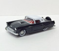 Oxford Diecast #87TH56006 Ford '56 Thunderbird - Raven Black/White (HO)