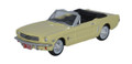 Oxford Diecast #87MU65004 Ford Mustang '65 Convertible - Yellow (HO)