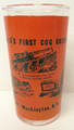 Vintage 'World's First Cog Railway' Painted Drinking Glass