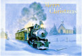 Leanin' Tree #C75073 Steam Train by Church Christmas Cards (10pk)