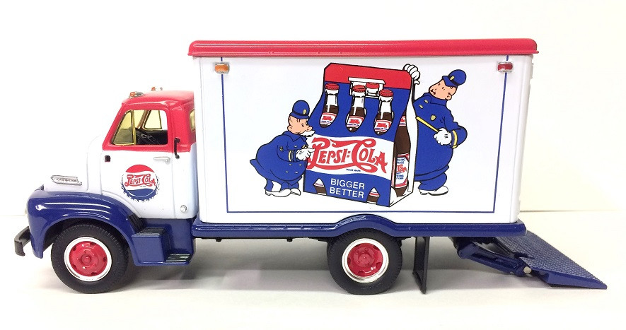 First Gear 53 Ford C 600 Straight Truck Pepsi Cola 1 34 10 1351 Jwd Premium Products