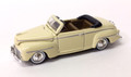 Classic Metal Works #30102CB Vintage Ford '48 Convertible - Cream w/ Brown Interior (HO)