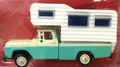 Classic Metal Works #30567 '60 Ford Camper Truck - Turquoise/White (HO)