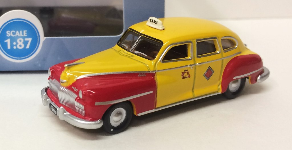 Oxford Diecast 87ds46002 Desoto 46 48 Suburban Taxi San