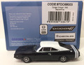 Oxford Diecast #87DC68003 Dodge '68 Charger - Black/White (HO)