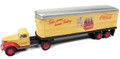 Classic Metal Works #31177 - '41-'46 Chevy Tractor Trailer - Coca Cola (HO)