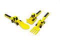 Constructive Eating #81000 Tractor Utensils - 3pc Set - USA