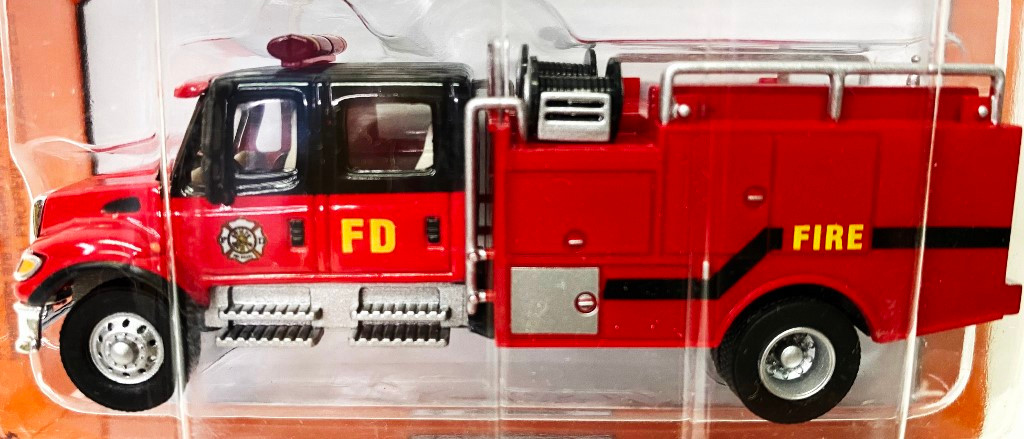 Boley #4572-13 International Fire Truck - Red/Black (HO
