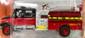 Boley #4573-13 International 7000 Crew Cab Fire Truck - Red/Black (HO)