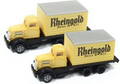 Classic Metal Works #50373 White WC 22 Box Truck - Rheingold Beer (N)