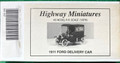 Jordan #207 Ford 1911 Delivery Car KIT (HO)